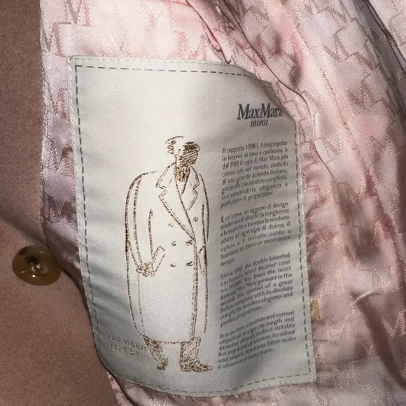 MaxMara Women's Pink/Mauve Trench Coat with belt